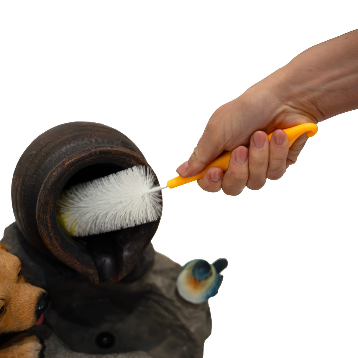 Fontaine de Jardin « Canine Creek » Avec Éclairage LED