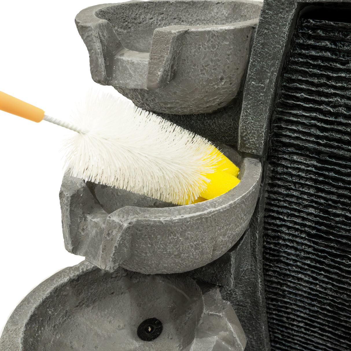 Fontaine de Jardin « Sleek Streams » Avec Éclairage LED