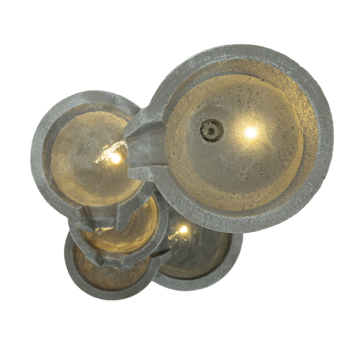 Fontaine de Jardin « Sleek Streams » Avec Éclairage LED