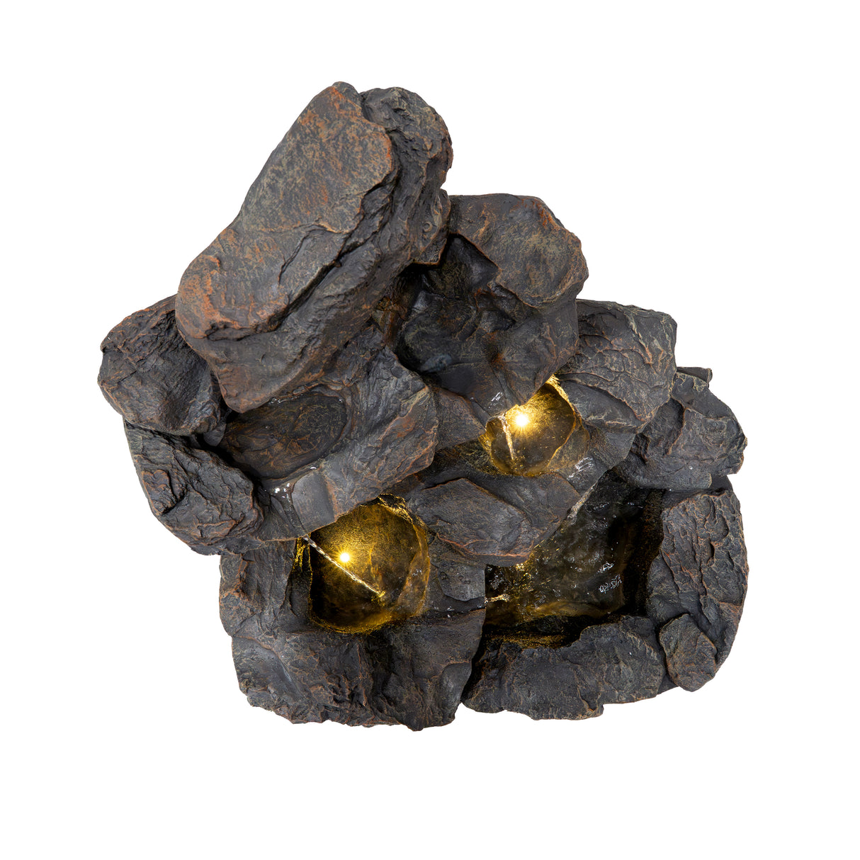 Fontaine de Jardin « Rustic Rapids » Avec Éclairage LED