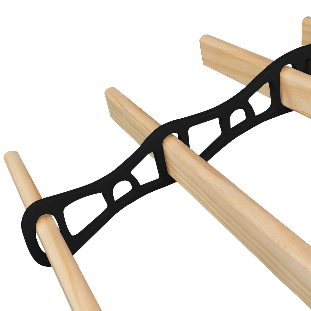 Étendoir à Linge Suspendu de 0,9 m - Noir