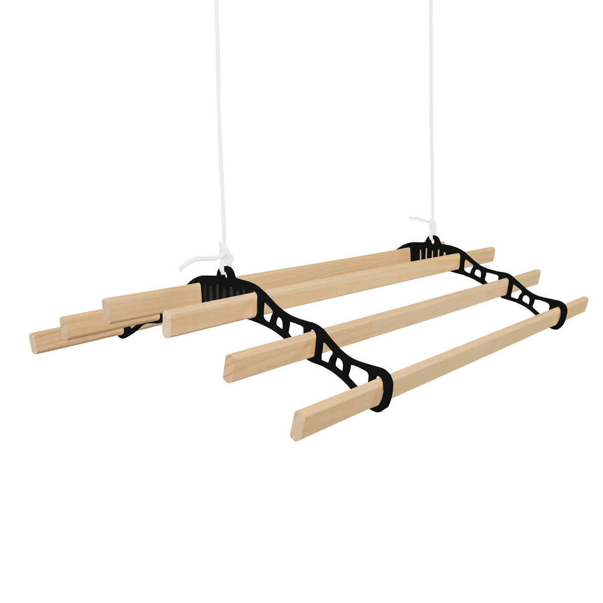 Étendoir à Linge Suspendu de 0,9 m - Noir