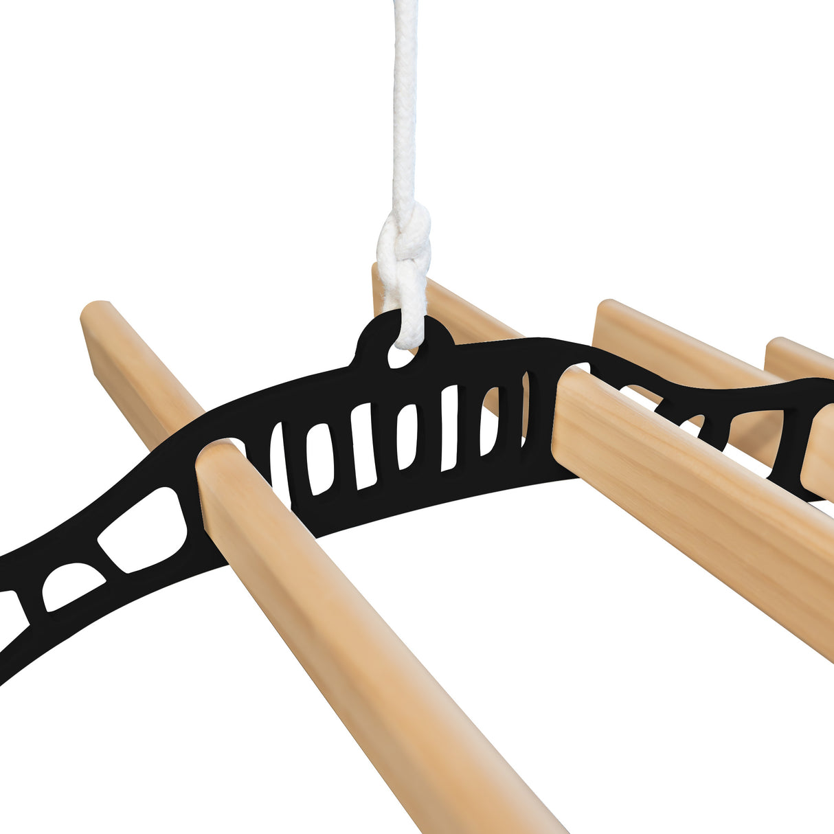 Étendoir à Linge Suspendu de 0,9 m - Noir