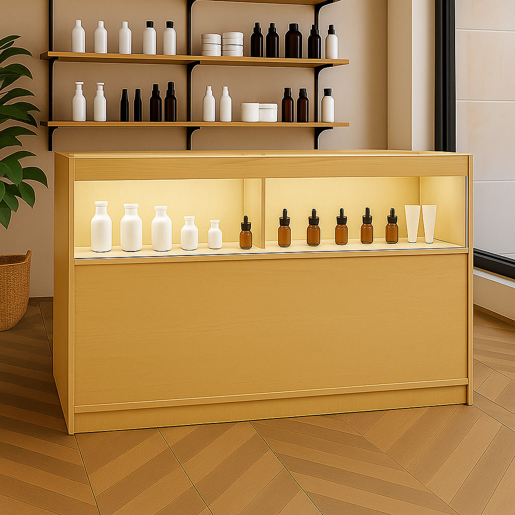 Comptoir de Vente à LED - Érable B1500