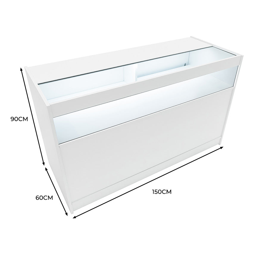 Comptoir de Vente à LED - Blanc B1500
