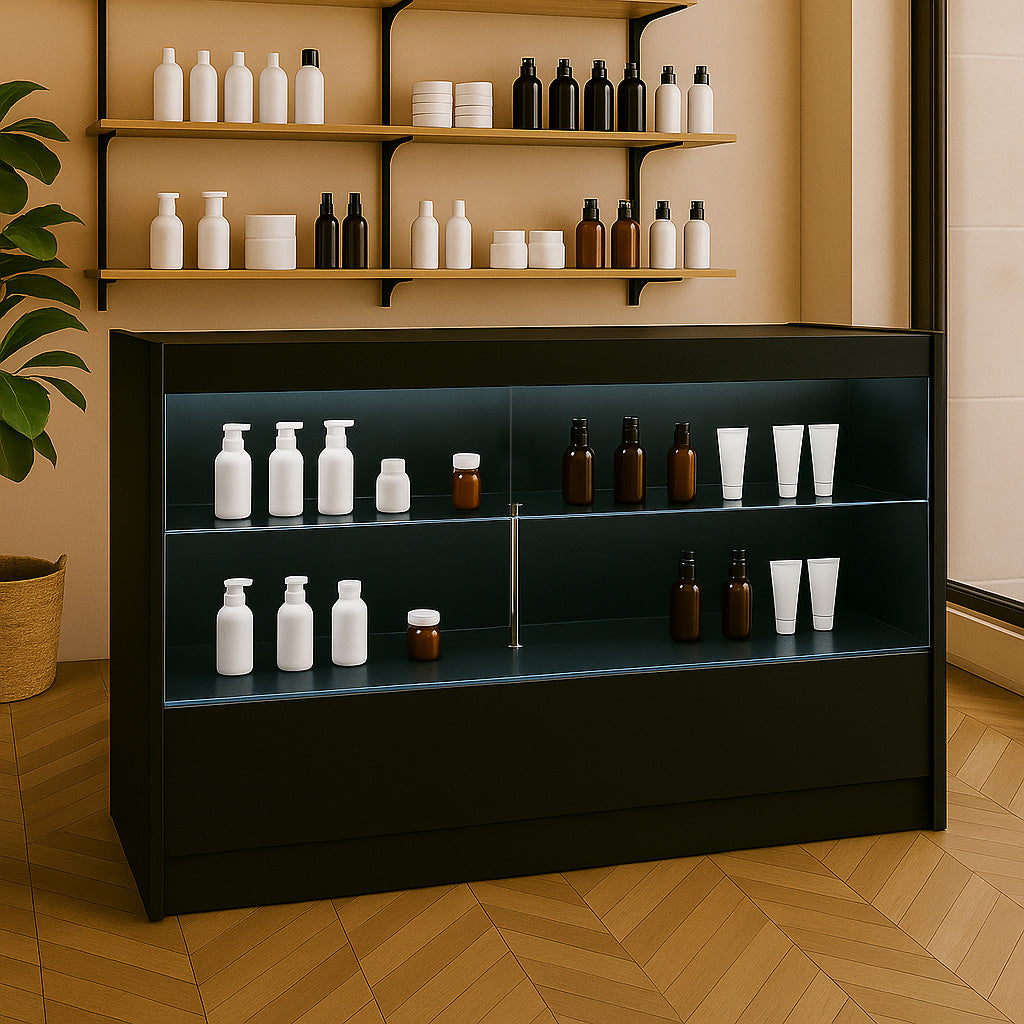 Comptoir de Vente à LED - Noir C1500