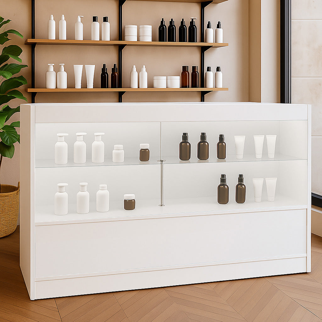 Comptoir de Vente à LED - Blanc C1500