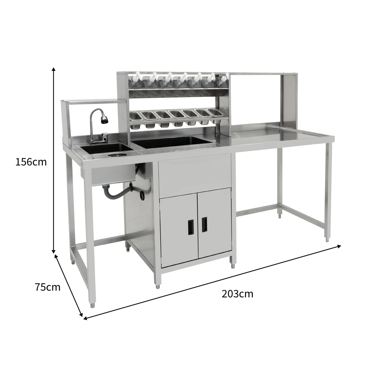 KuKoo - Banc de Travail Pour Bubble Tea