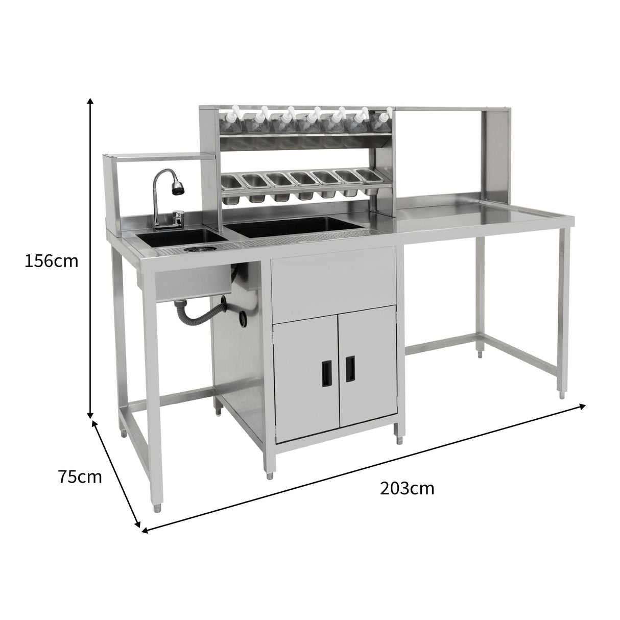 KuKoo - Banc de Travail Pour Bubble Tea Pack Ultime
