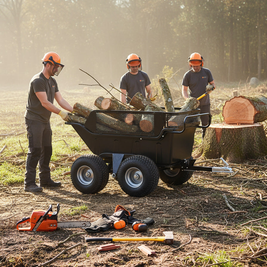 Remorque à Benne Basculante - 4 Roues