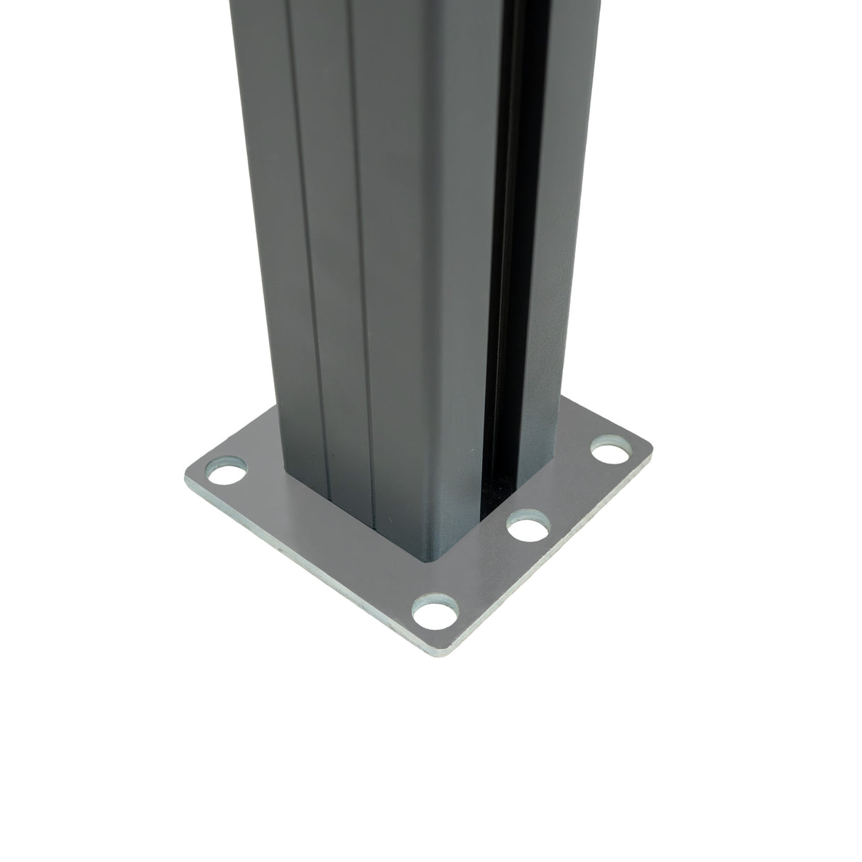 Kit Clôture Panneau Composite Incliné - Gris