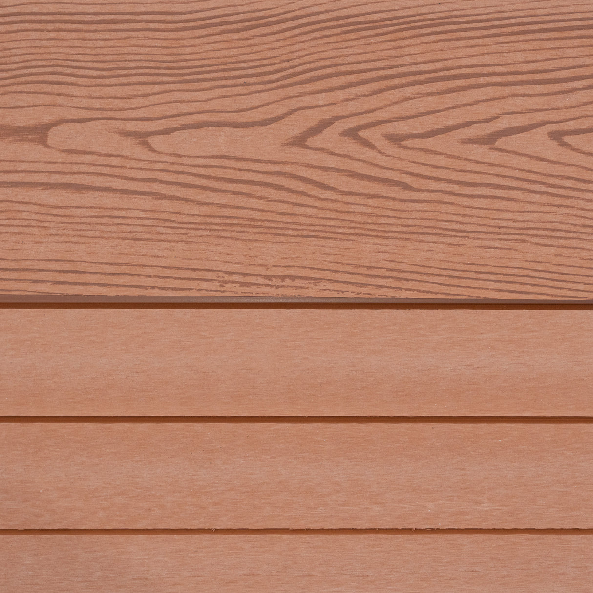 Kit Clôture Panneau Composite Incliné - Marron