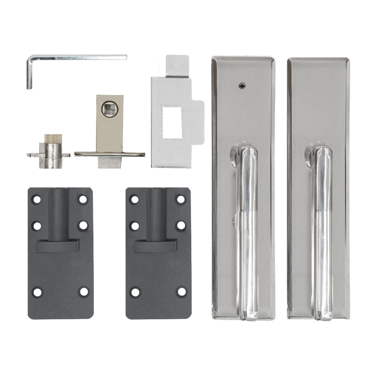 Kit Clôture Portillon en Composite - Gris