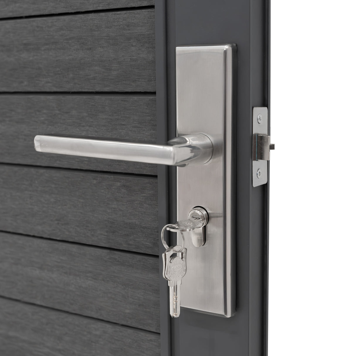 Kit Clôture Portillon en Composite - Gris