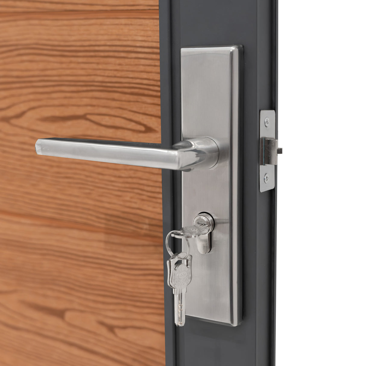 Kit Clôture Portillon en Composite - Marron