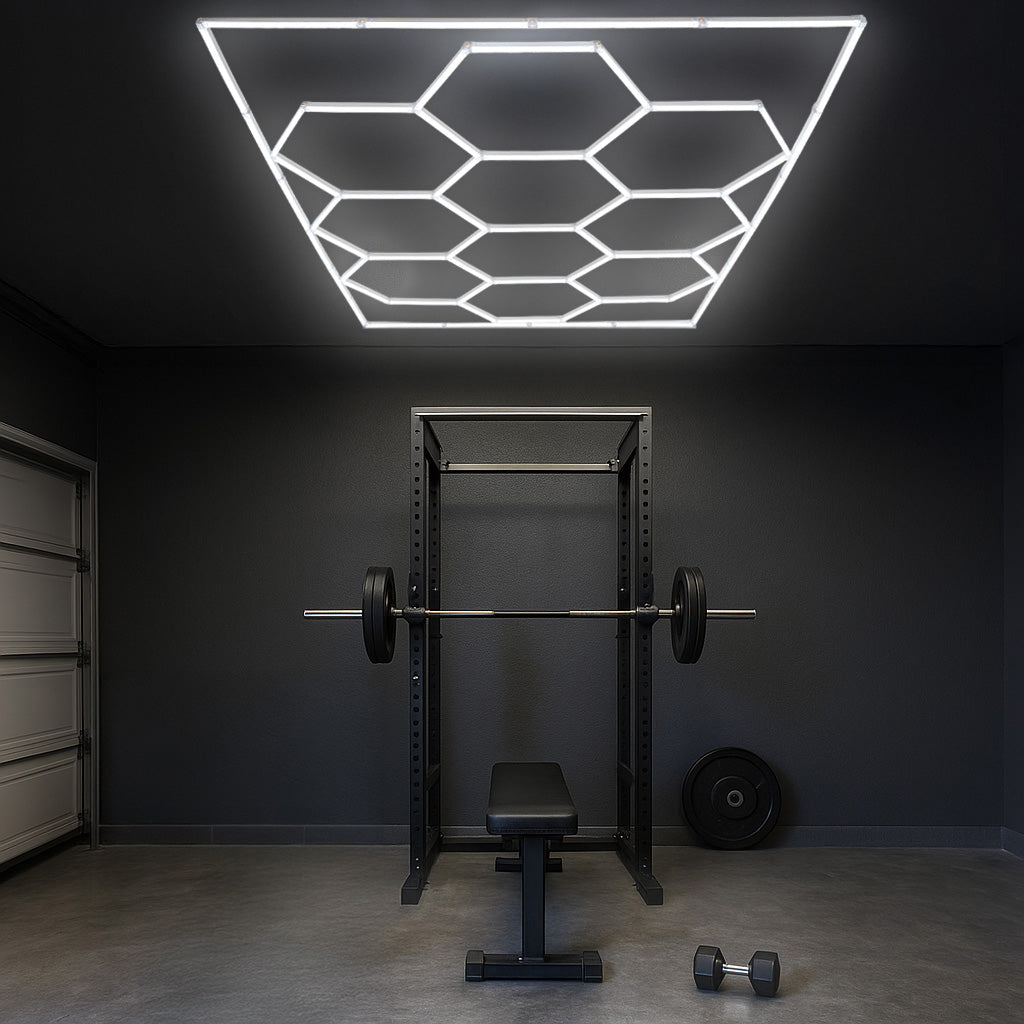 Lot de 10 Panneaux LED Hexagonaux & Bordures