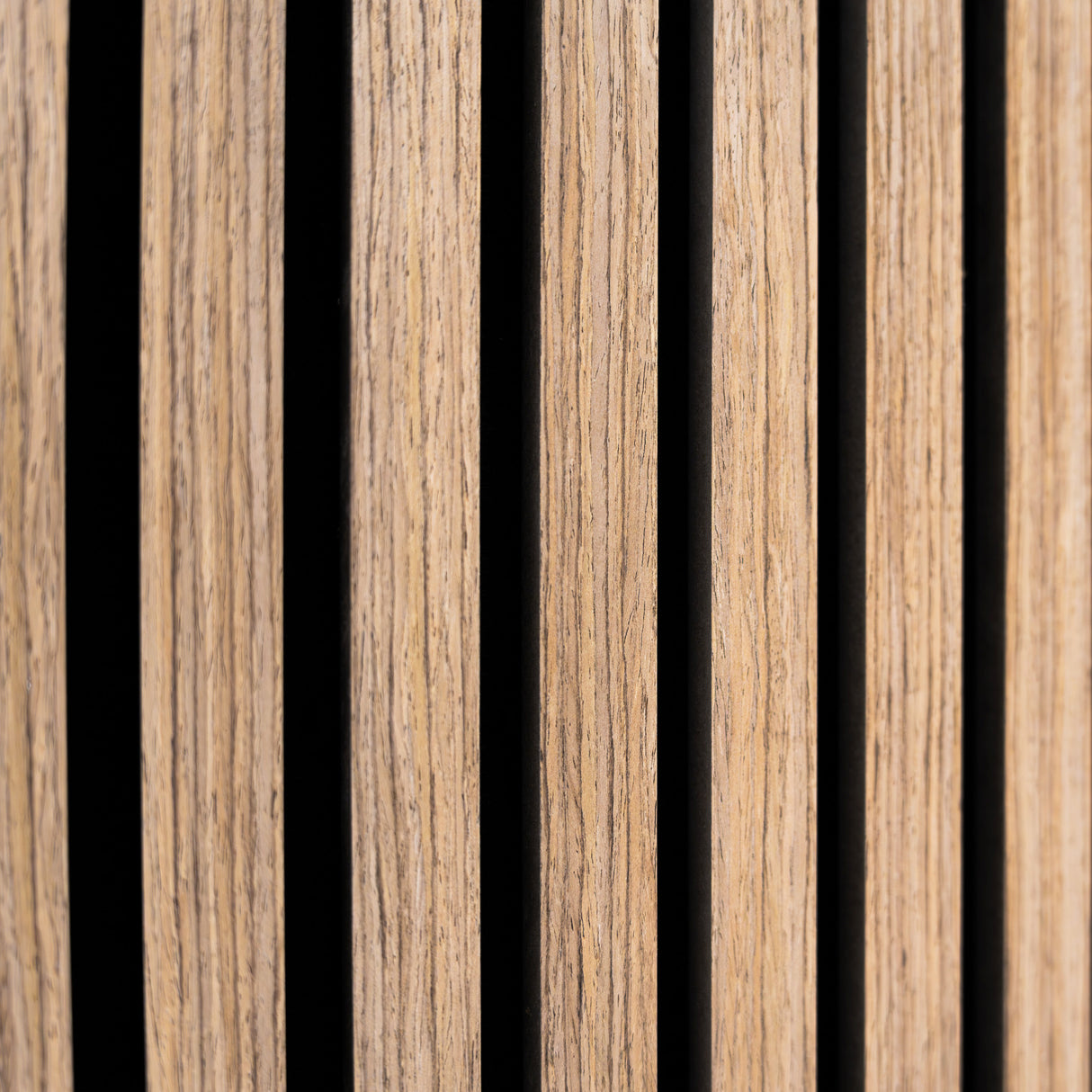 3x Panneaux Lattes Acoustiques Muraux - Noyer Clair