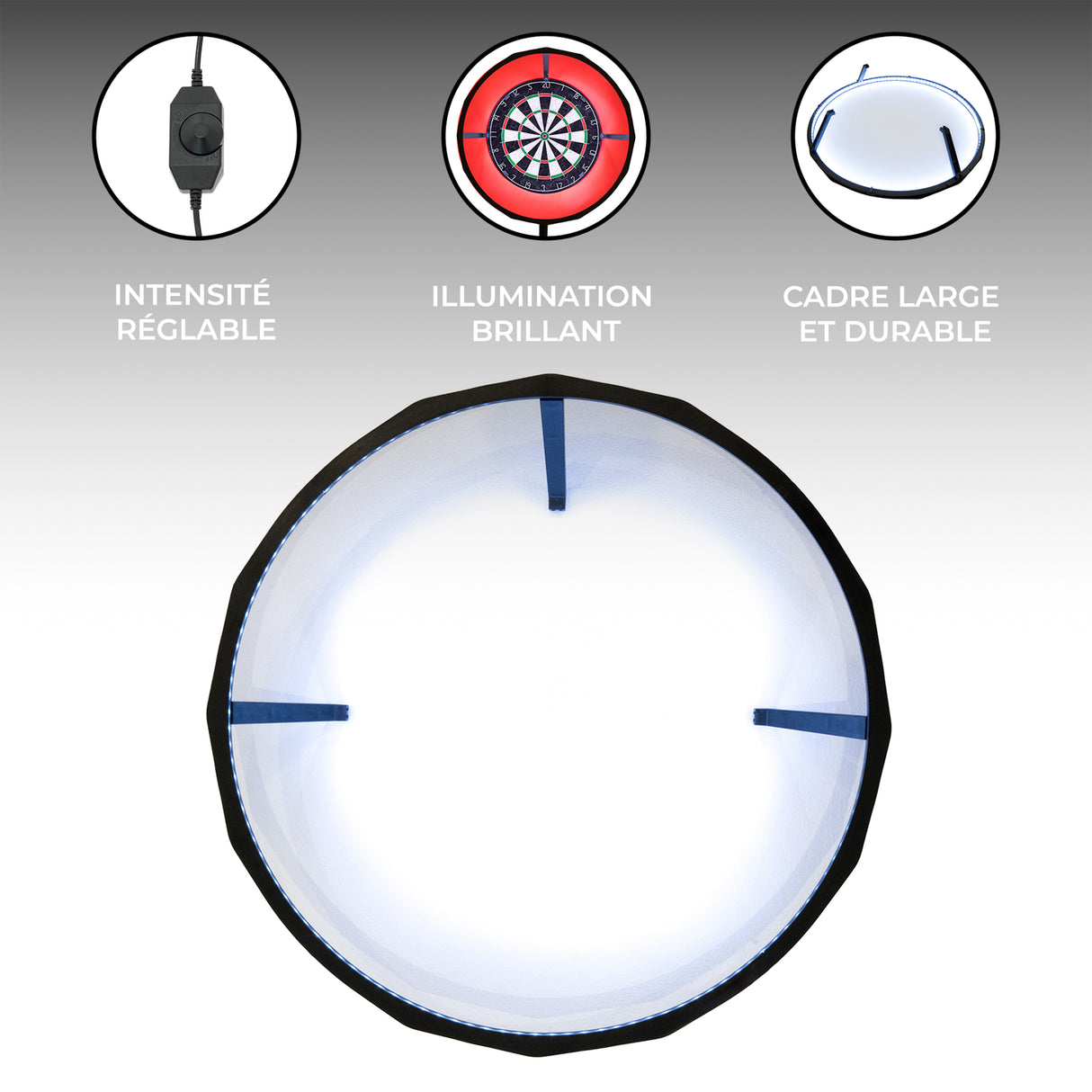 Anneau LED Pour Cible de Fléchettes