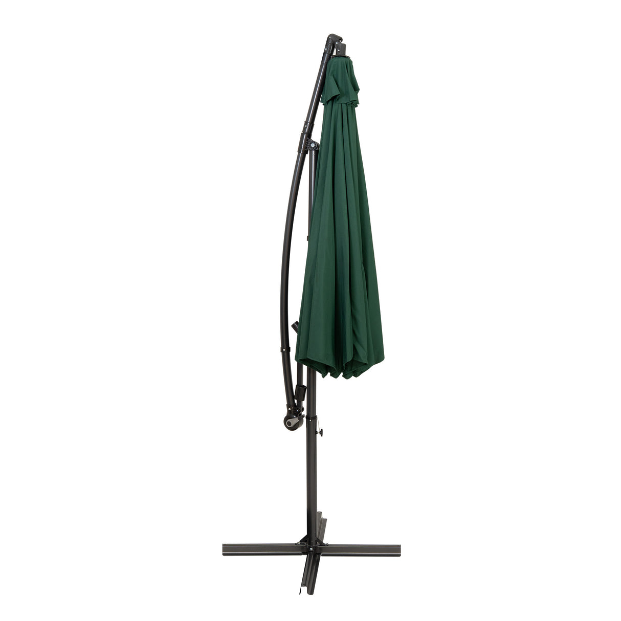 Parasol Banane à Mât Déporté 3 m - Vert