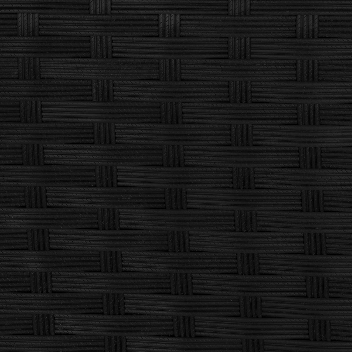 Coffre de Rangement d'Extérieur en Rotin Noir - 996 L