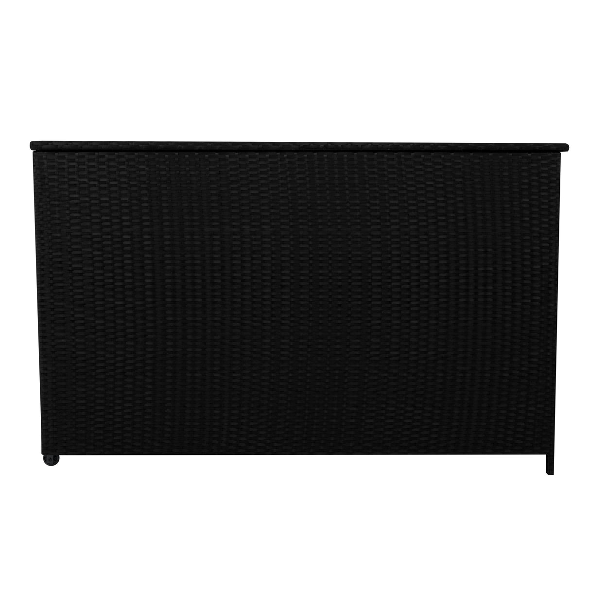 Coffre de Rangement d'Extérieur en Rotin Noir - 996 L