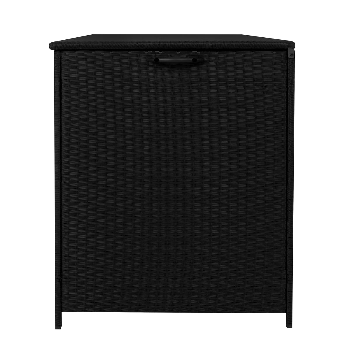 Coffre de Rangement d'Extérieur en Rotin Noir - 996 L