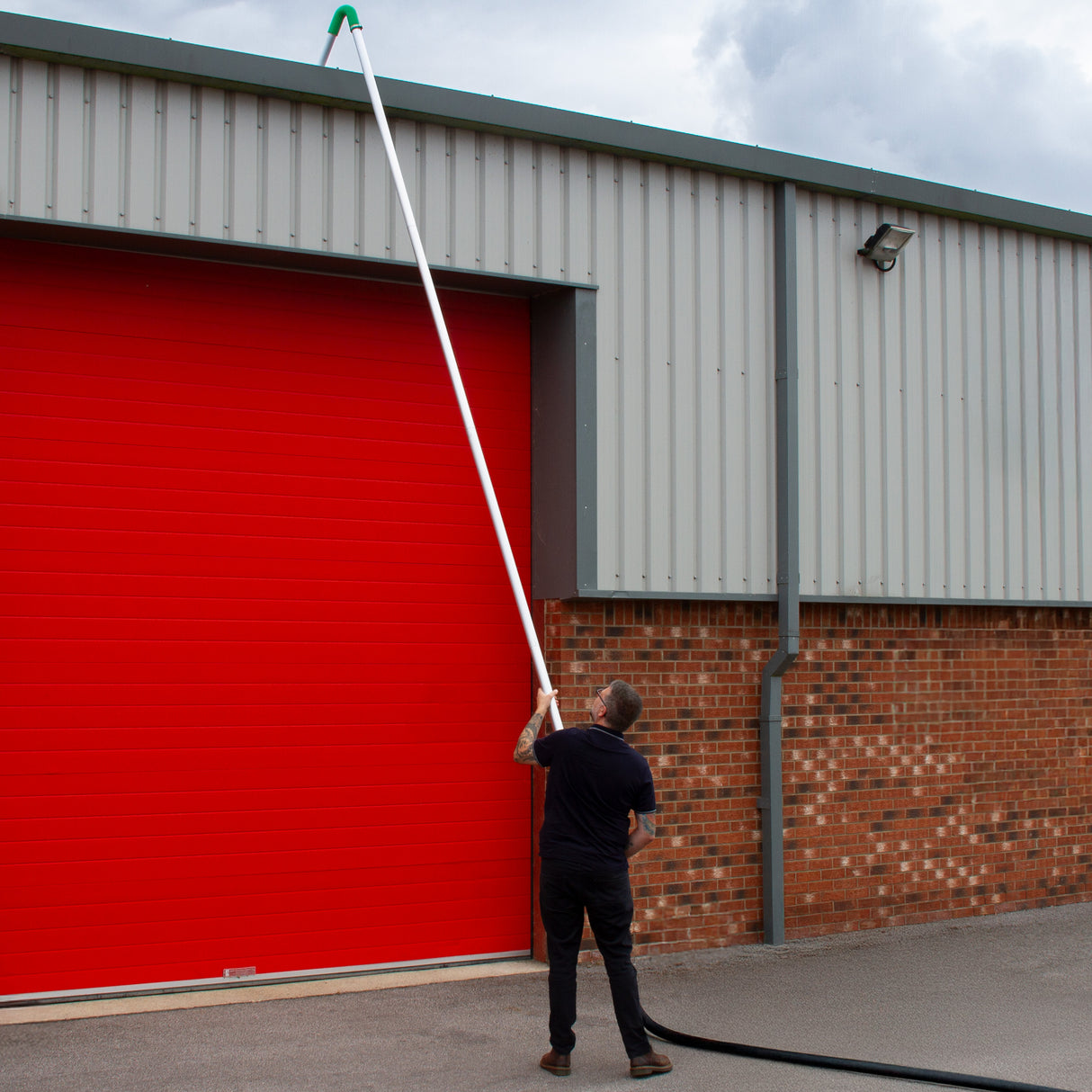 MAXBLAST Lot de Aspirateur Industriel 90 L, Perche pour Gouttières & Tuyau de 5 m