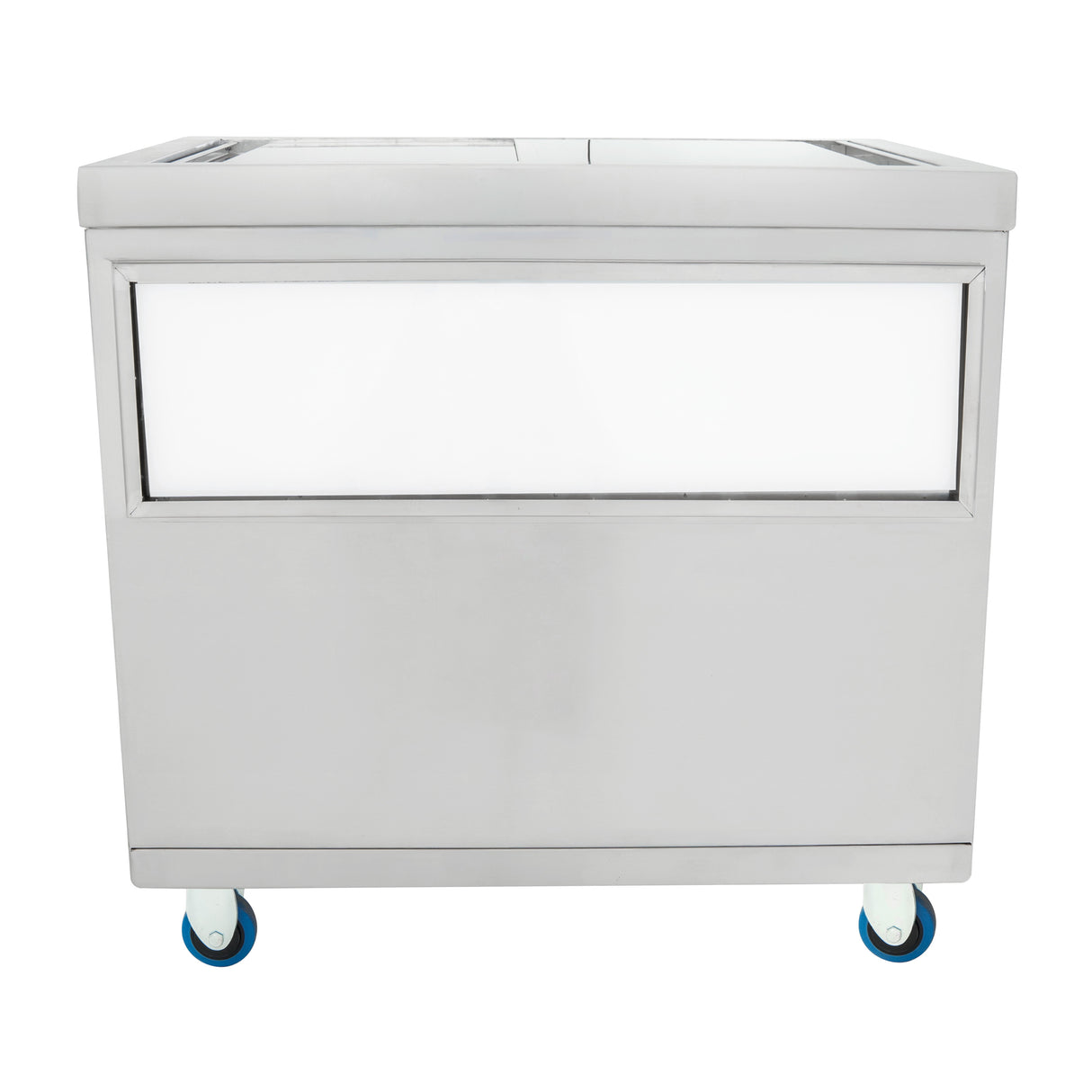 Bac à Glaçons Mobile 86 L en Inox