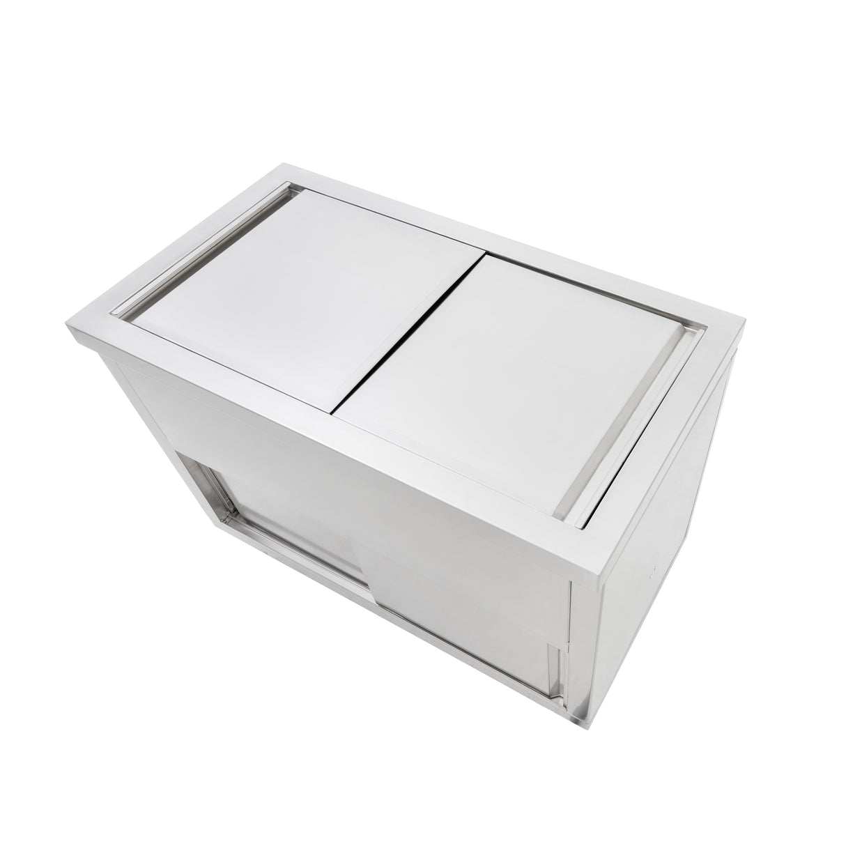 Bac à Glaçons Mobile 109 L en Inox