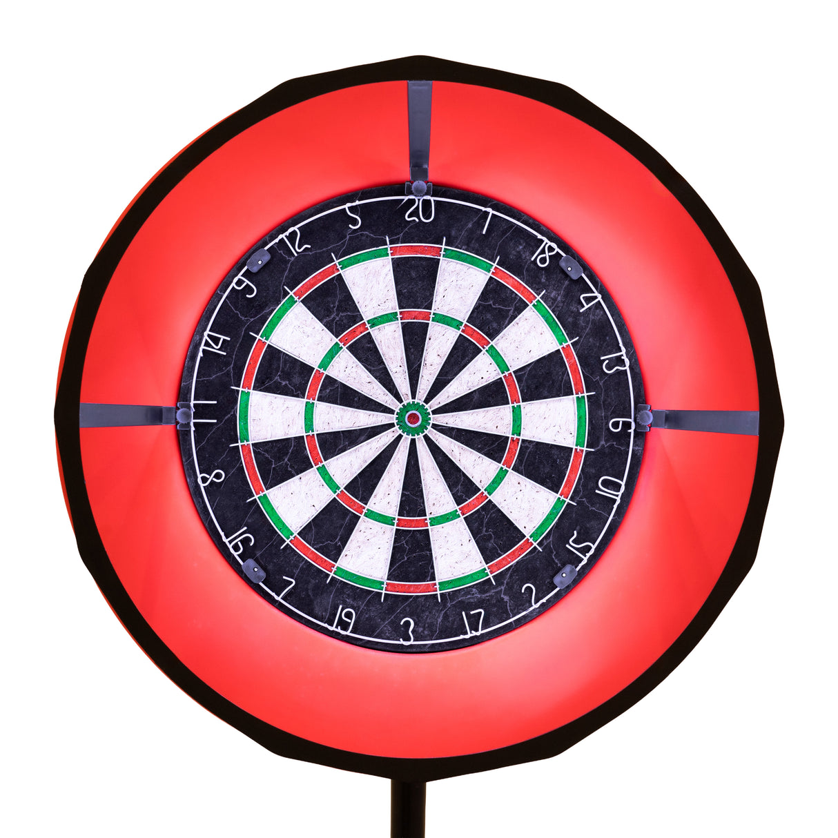 Lot de Table Multi Jeux 7 en 1, Ensemble de Fléchettes & Anneau LED - Chêne