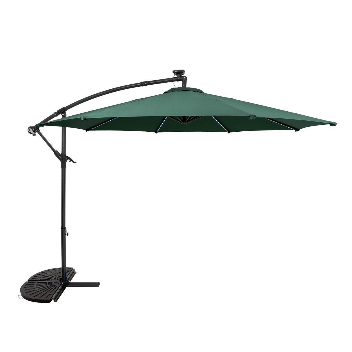 Demi-Pied pour Parasol Déporté (2 Coins en Éventail)