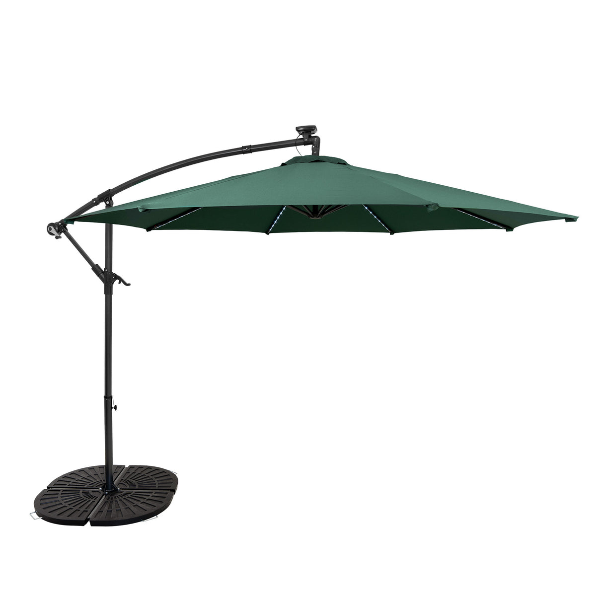 Pied Rond pour Parasol Déporté (4 Coins en Éventail)