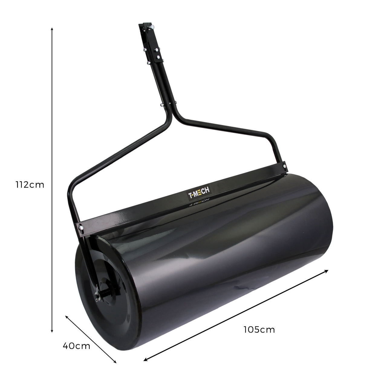 T-Mech 120 L Rouleau à Gazon Tirable