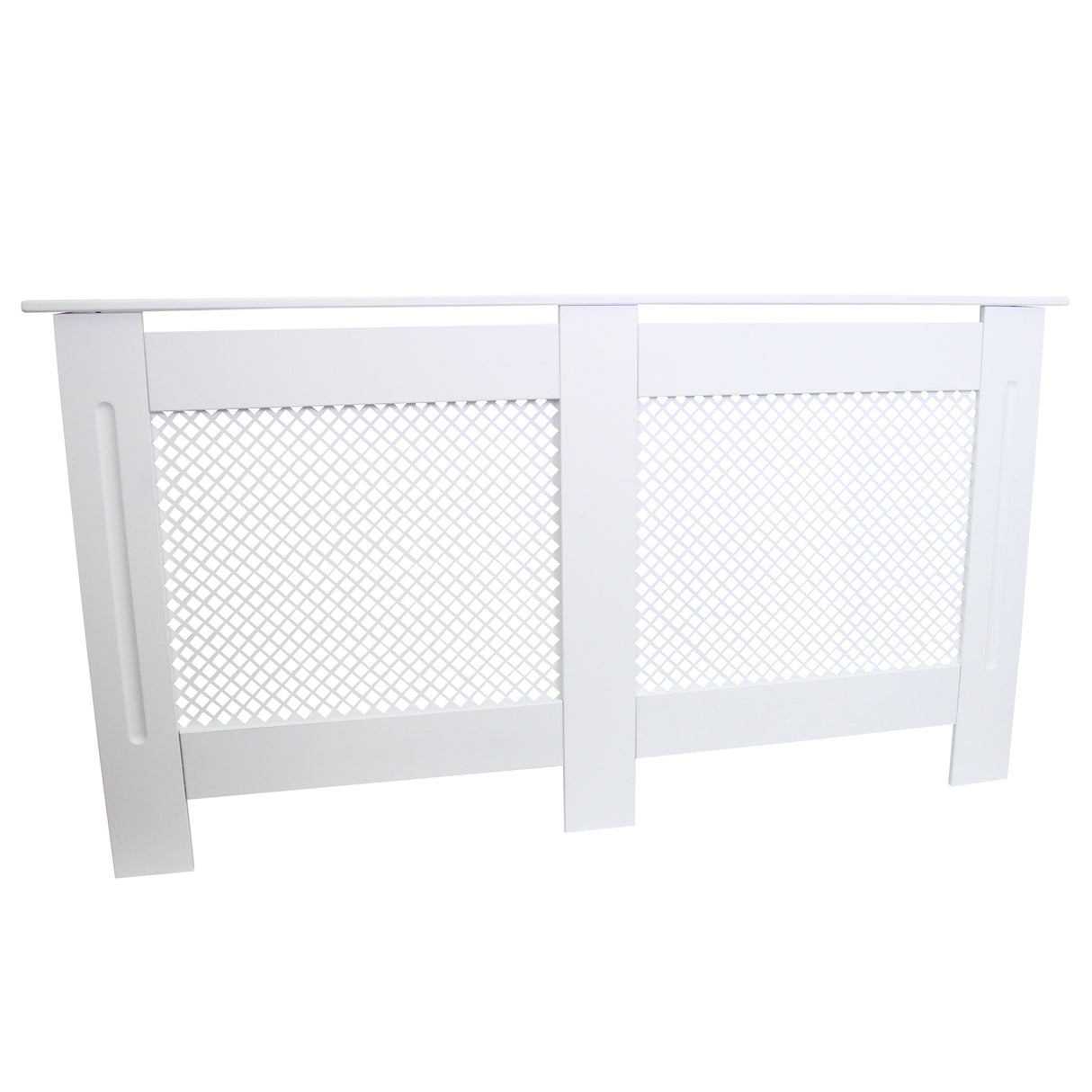 Cache Radiateur en MDF Blanc 151,5 cm