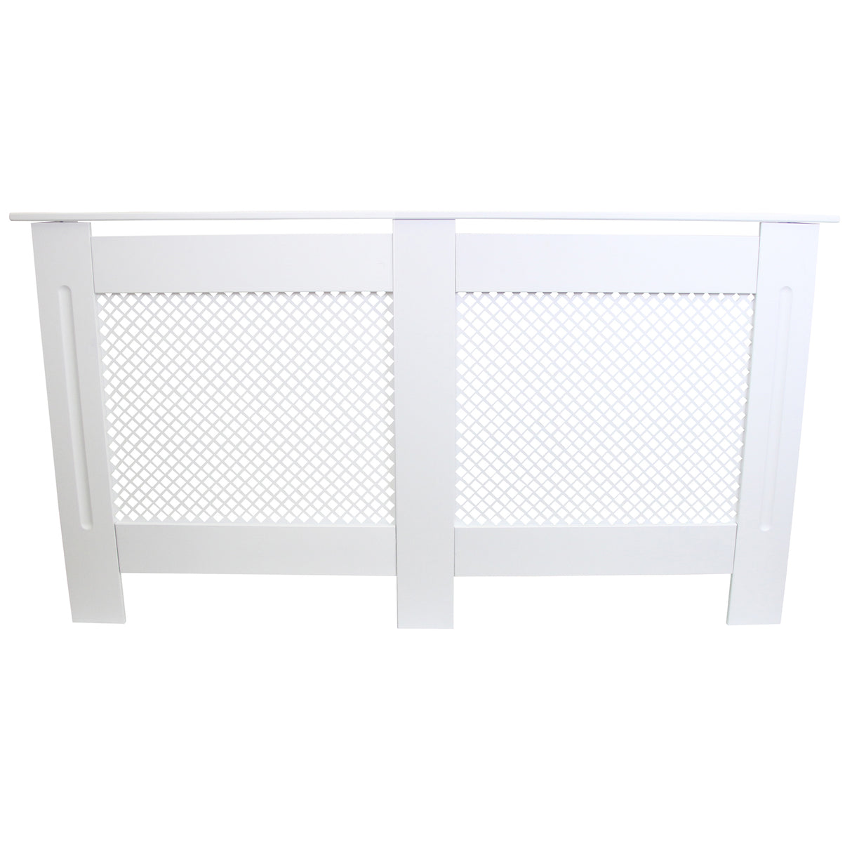 Cache Radiateur en MDF Blanc 151,5 cm