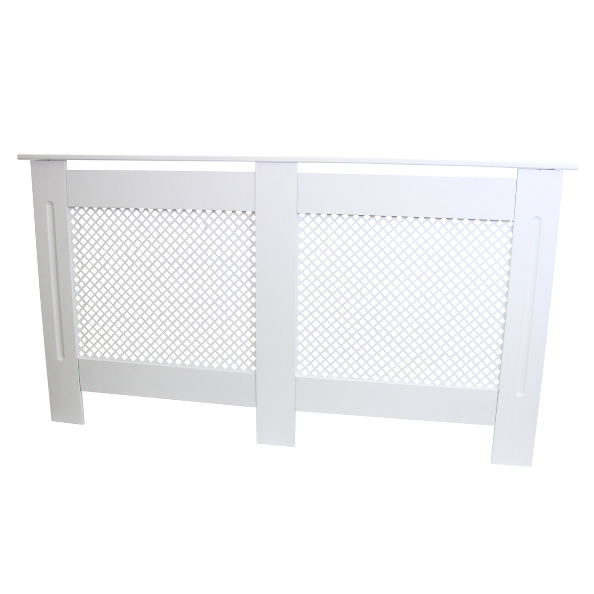 Cache Radiateur en MDF Blanc 151,5 cm