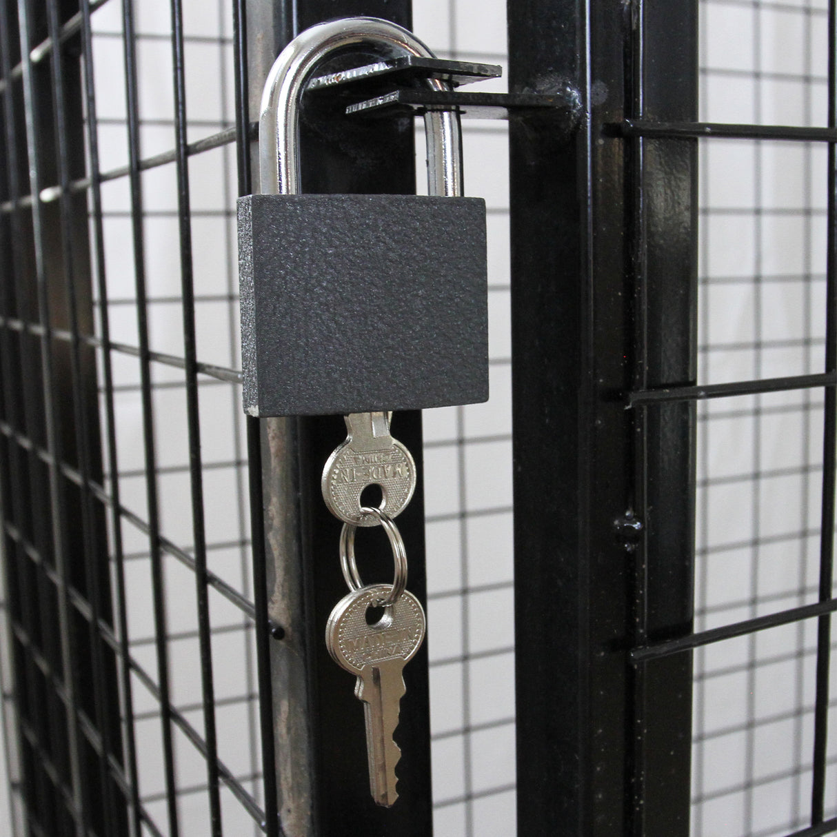 Cage de Rangement Pour 3 Bouteilles de Gaz - Noir