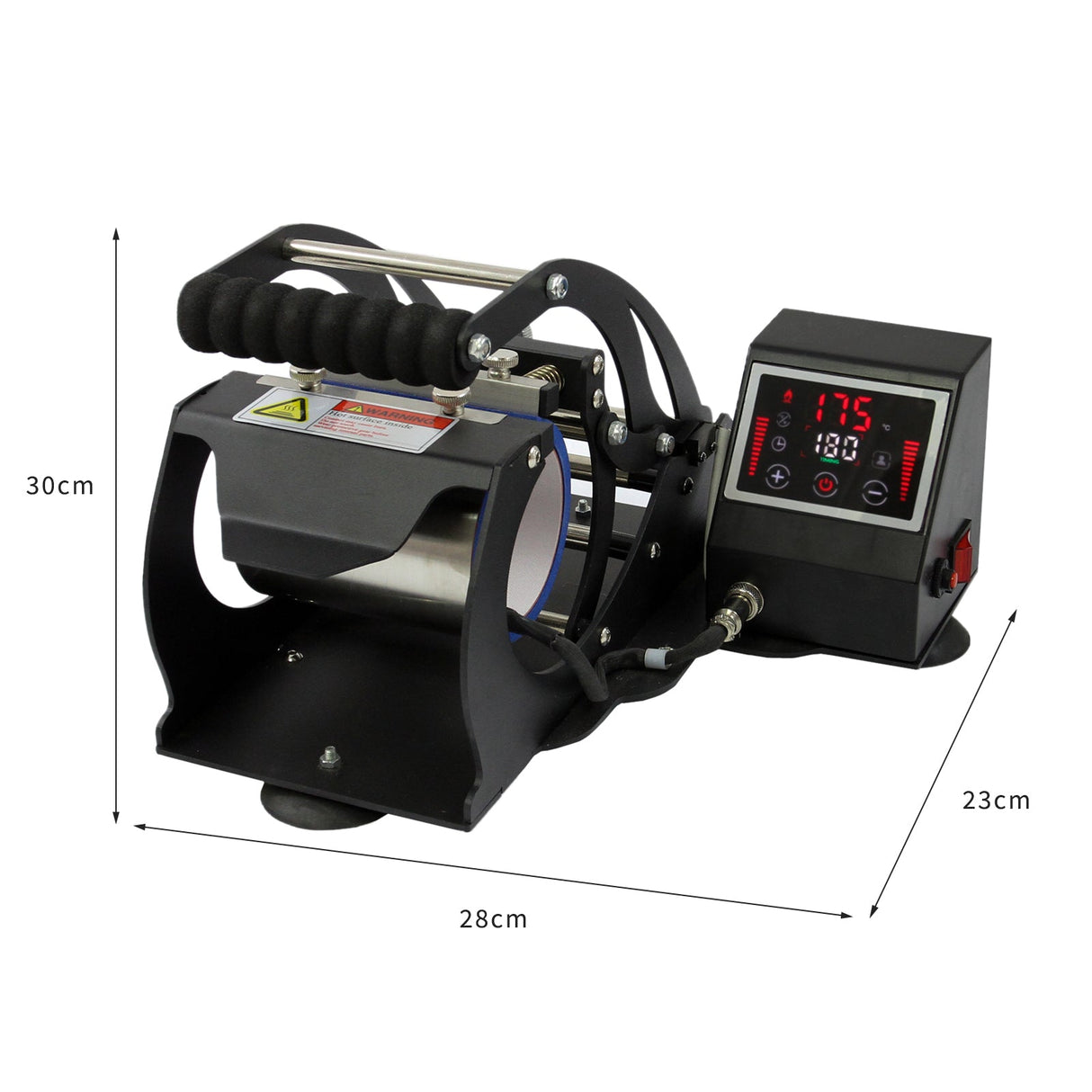 PixMax Lot de Presse à Tasses 2.0, Papier de Sublimation & Ruban Thermorésistant