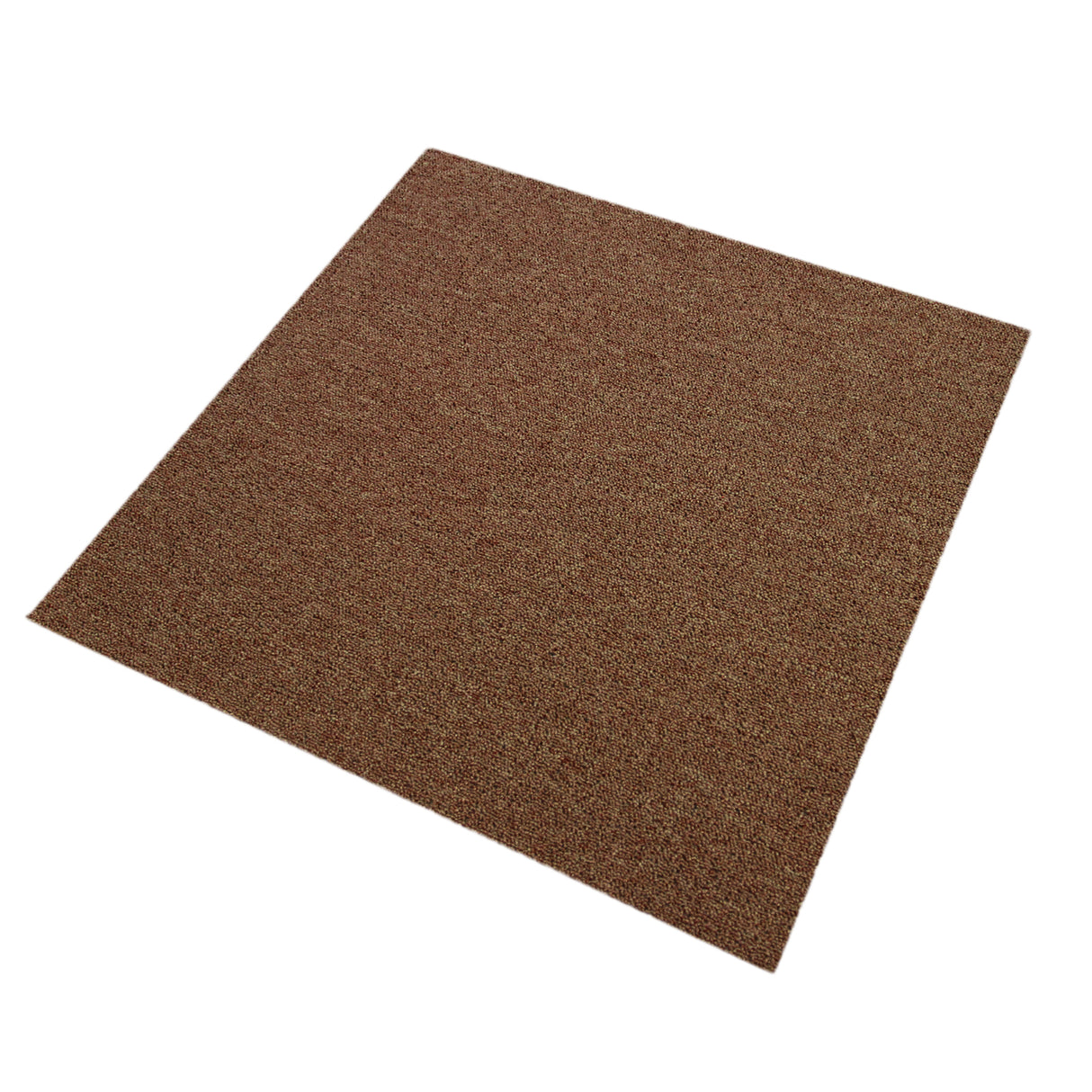 Dalles de moquette brun sable, texture douce, dimensions 50cm x 50cm, idéales pour revêtir le sol avec élégance et confort