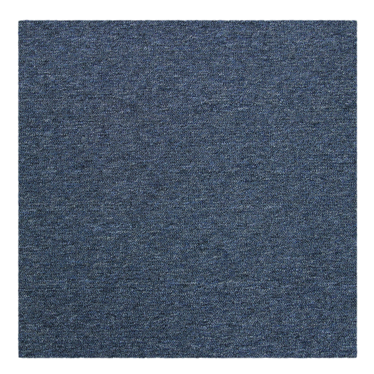 Dalle de moquette bleu tempête, texture douce et tissée, dimensions 50cm x 50cm, idéale pour un aménagement intérieur moderne