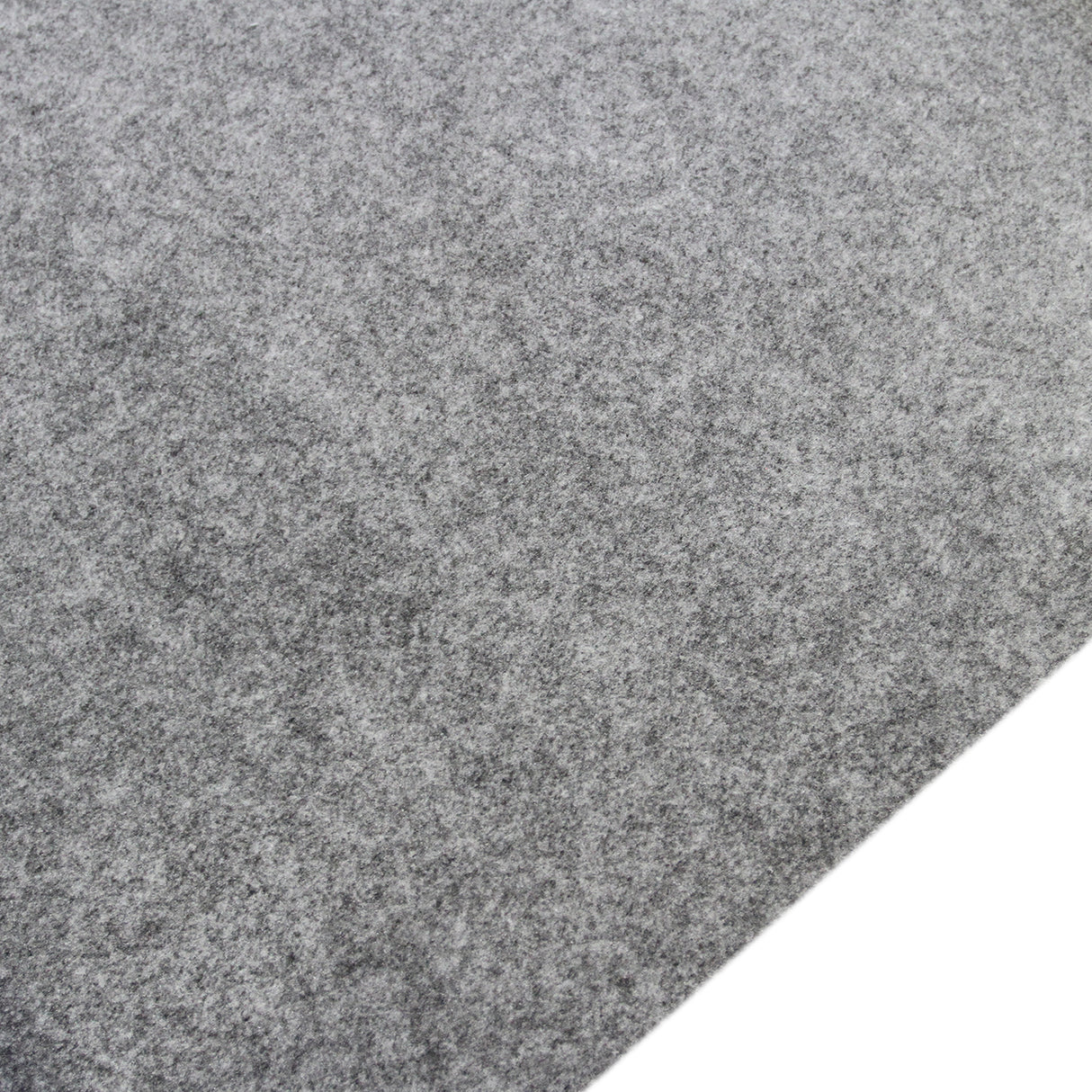 Doublure intérieure en tissu gris clair, texture douce et feutrée, idéale pour l'isolation et l'adhésion dans les vans