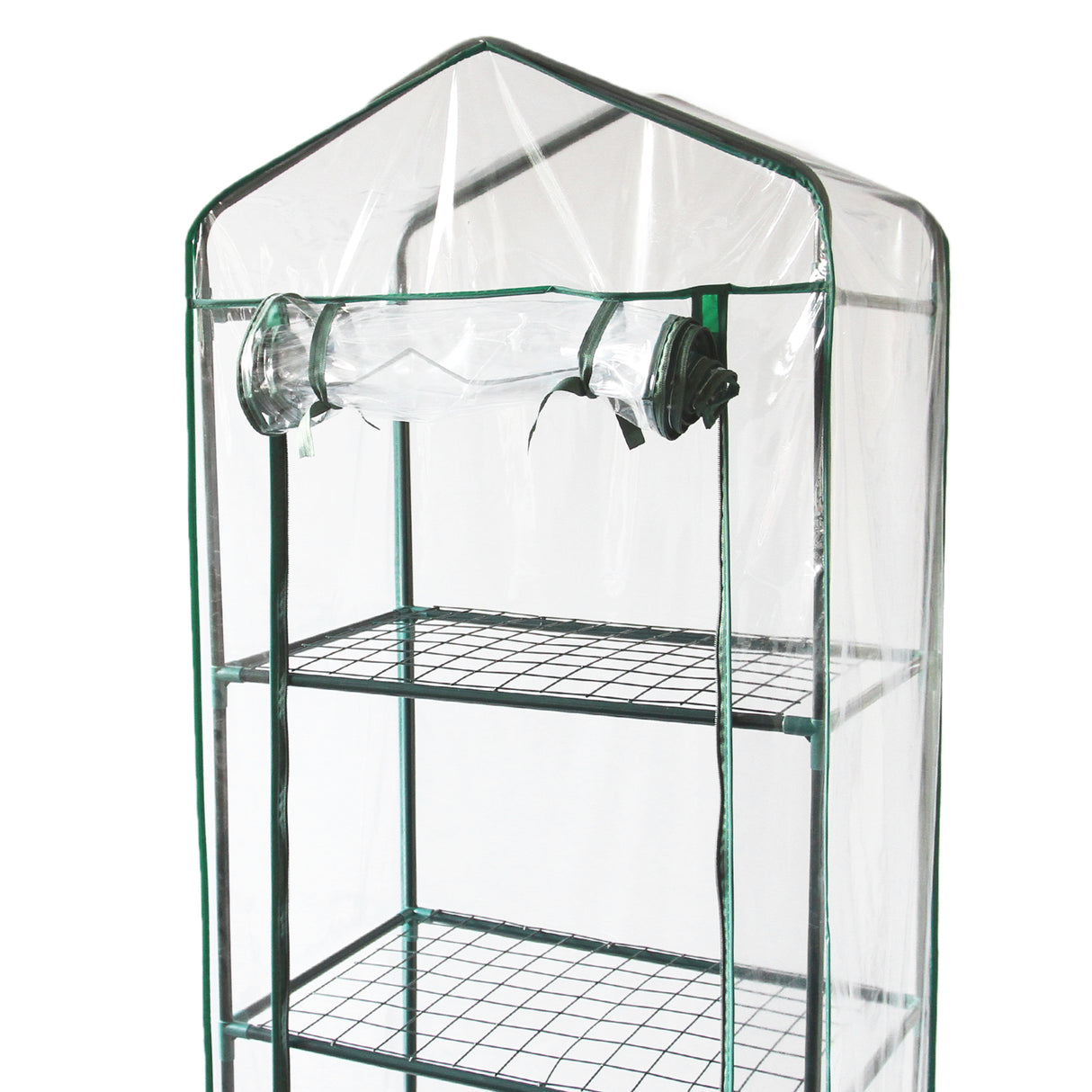 Mini Serre à 4 étagère avec Couverture en PVC
