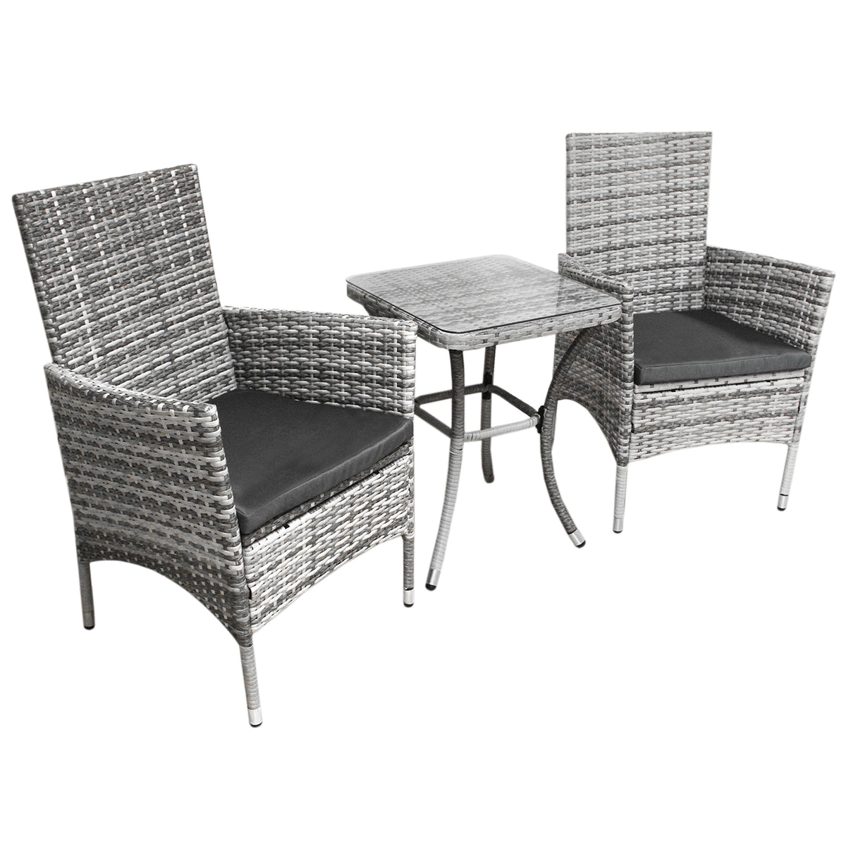 Ensemble Bistro en Polyrotin Jardí Gris