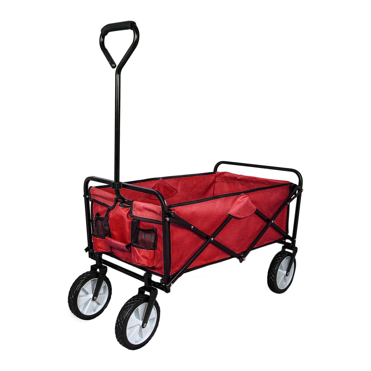 Chariot Tout-Terrain Pour Festival & Plage - Rouge