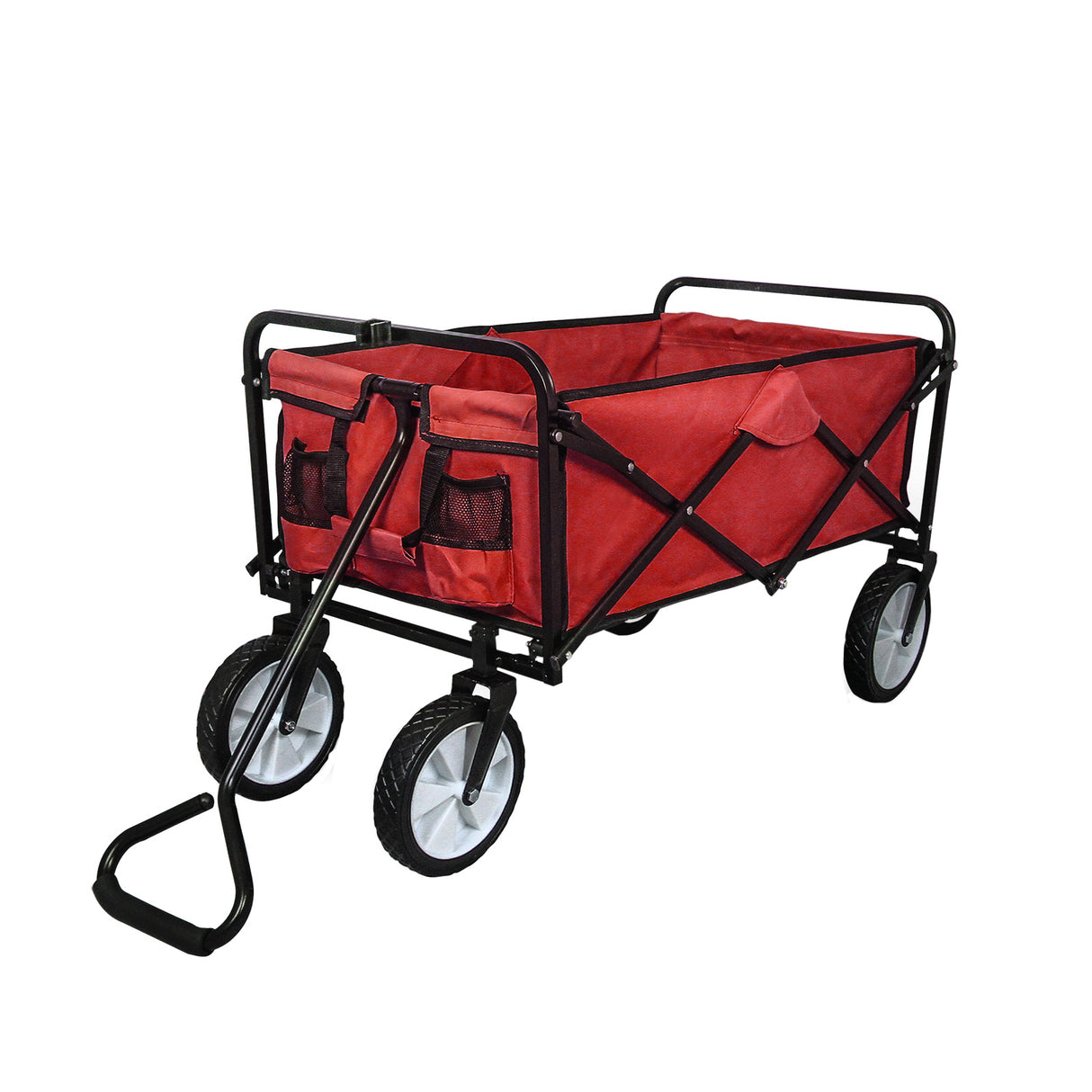 Chariot Tout-Terrain Pour Festival & Plage - Rouge