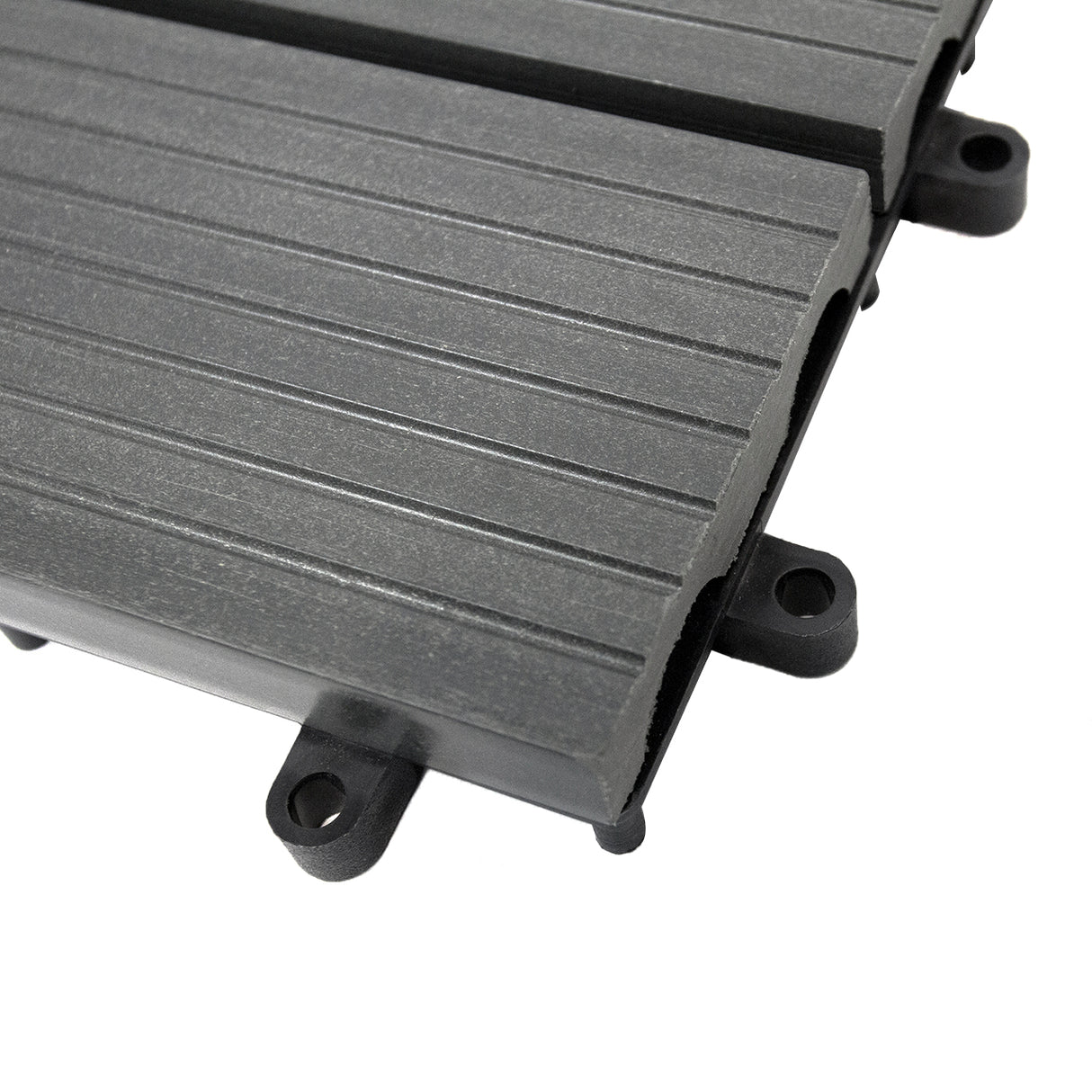 33 Dalles en Bois Composite Gris 30 x 30 cm