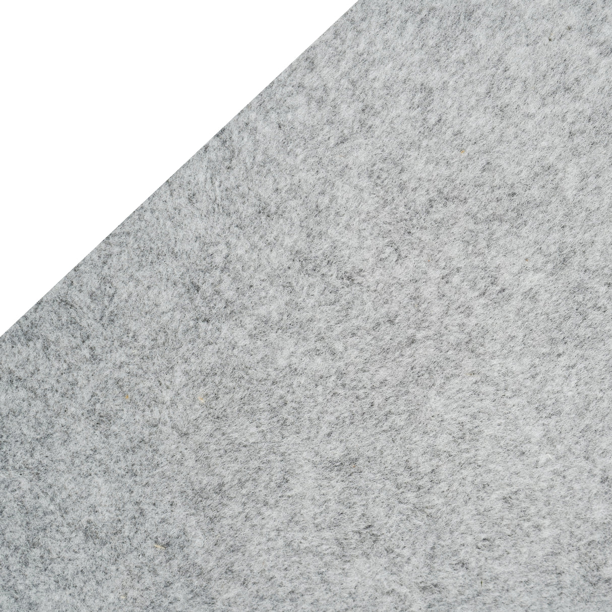 Doublure intérieure en feutre gris argenté, texture douce et résistante, idéale pour l'aménagement de véhicules utilitaires