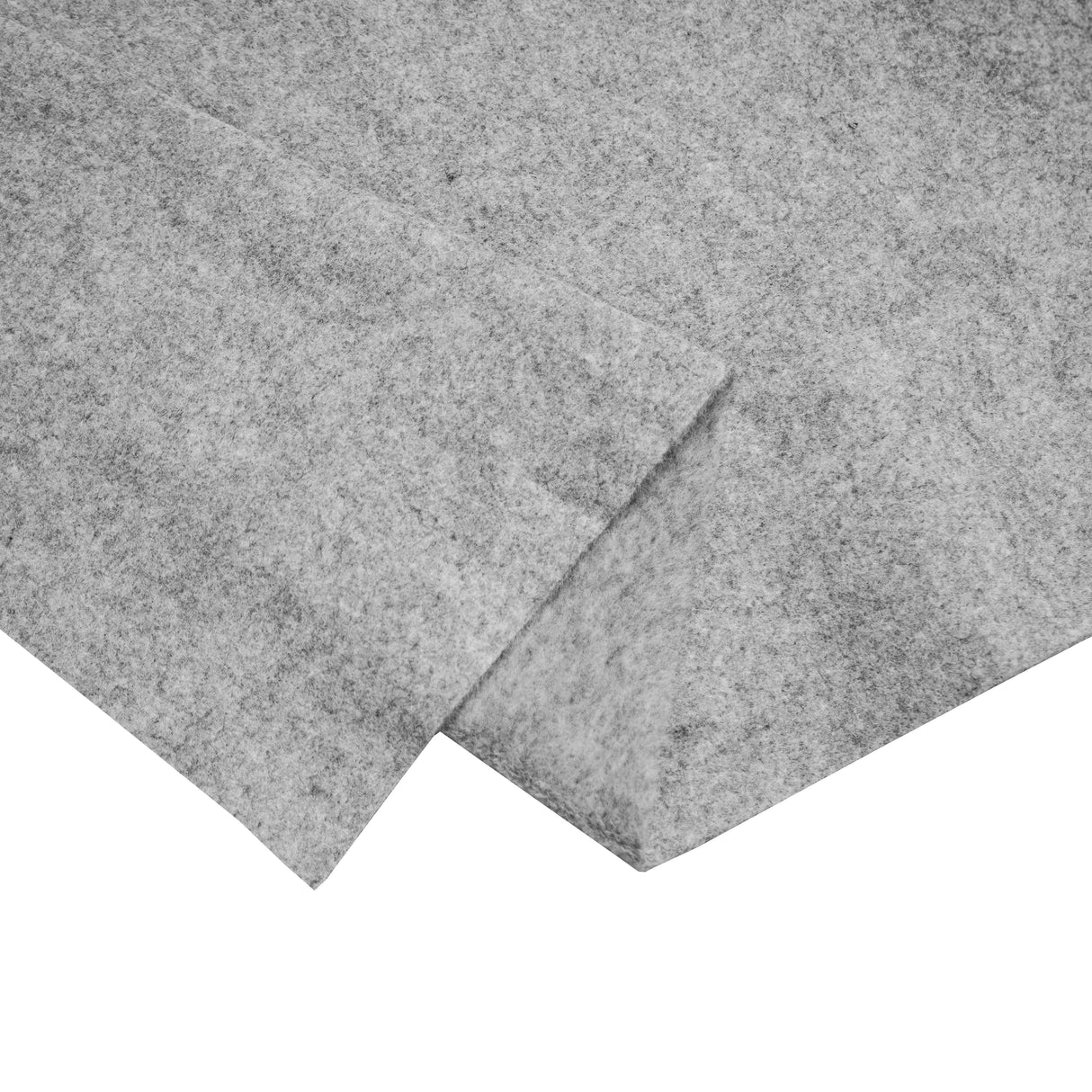 Doublure intérieure en feutre gris argenté, douce et résistante, idéale pour véhicules utilitaires, offrant une protection durable