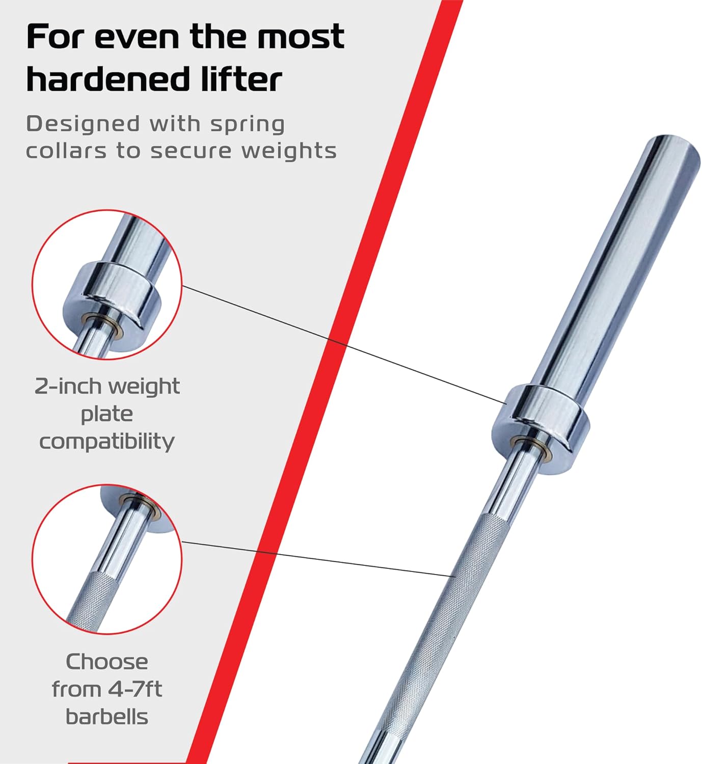 Barre à Disques Olympique 182 cm