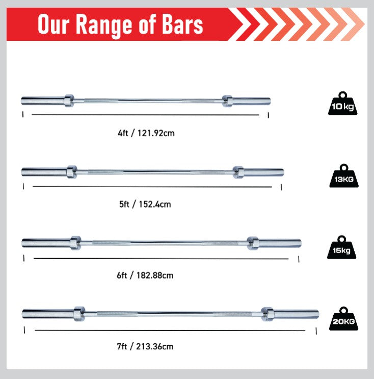 Barre à Disques Olympique 122 cm